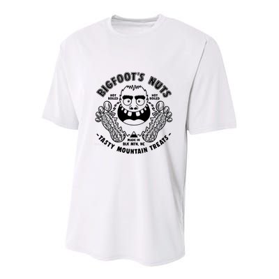 Bigfoot Boiled Peanuts Funny Sasquatch Youth Performance Sprint T-Shirt