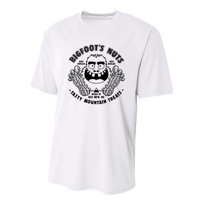 Bigfoot Boiled Peanuts Funny Sasquatch Youth Performance Sprint T-Shirt