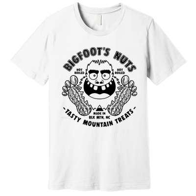 Bigfoot Boiled Peanuts Funny Sasquatch Premium T-Shirt