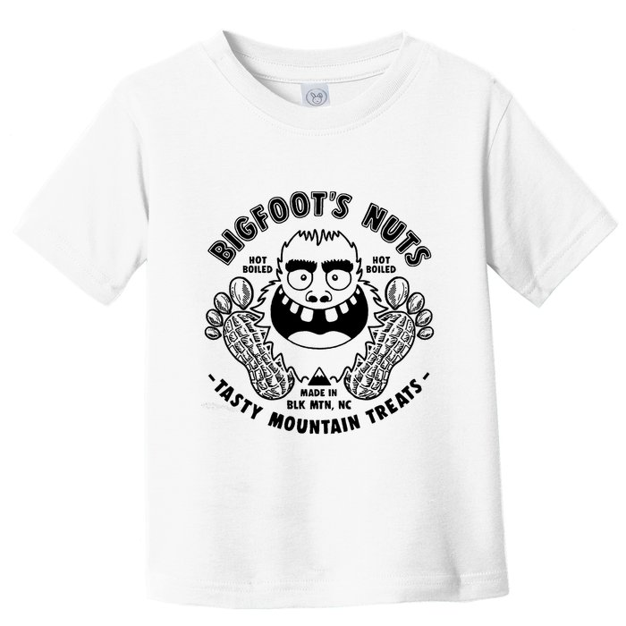 Bigfoot Boiled Peanuts Funny Sasquatch Toddler T-Shirt