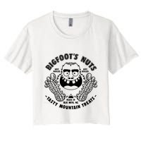 Bigfoot Boiled Peanuts Funny Sasquatch Crop Top
