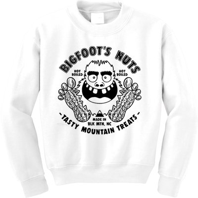 Bigfoot Boiled Peanuts Funny Sasquatch Kids Sweatshirt