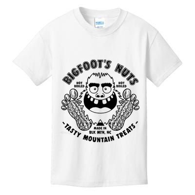 Bigfoot Boiled Peanuts Funny Sasquatch Kids T-Shirt