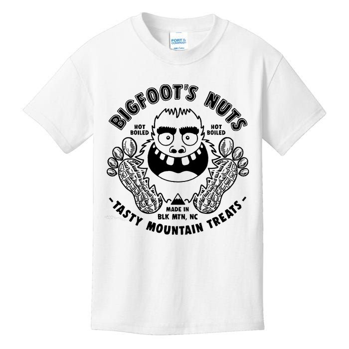 Bigfoot Boiled Peanuts Funny Sasquatch Kids T-Shirt