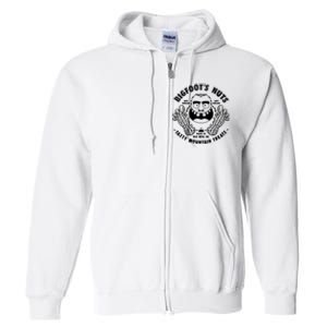 Bigfoot Boiled Peanuts Funny Sasquatch Full Zip Hoodie