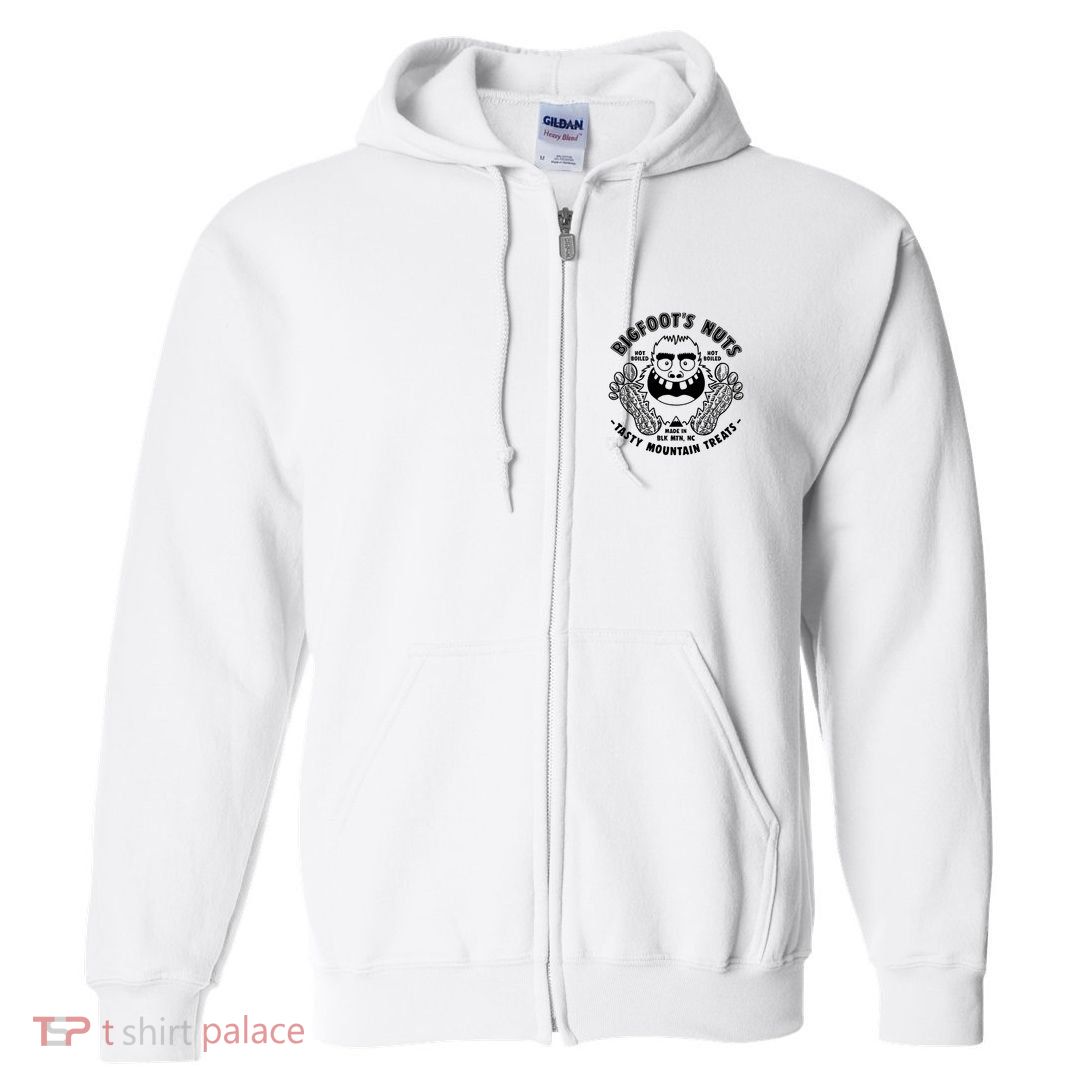 Bigfoot Boiled Peanuts Funny Sasquatch Full Zip Hoodie