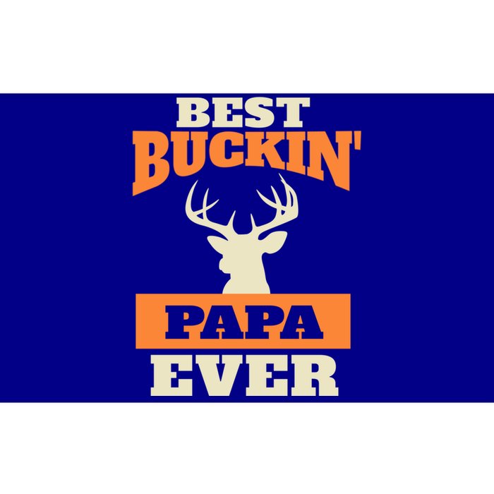 Best Buckin Papa Ever Funny Gift Bumper Sticker