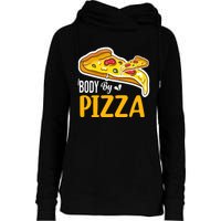 Body By Pizza Graphic Plus Size Shirt For Girl Boy Womens Funnel Neck Pullover Hood