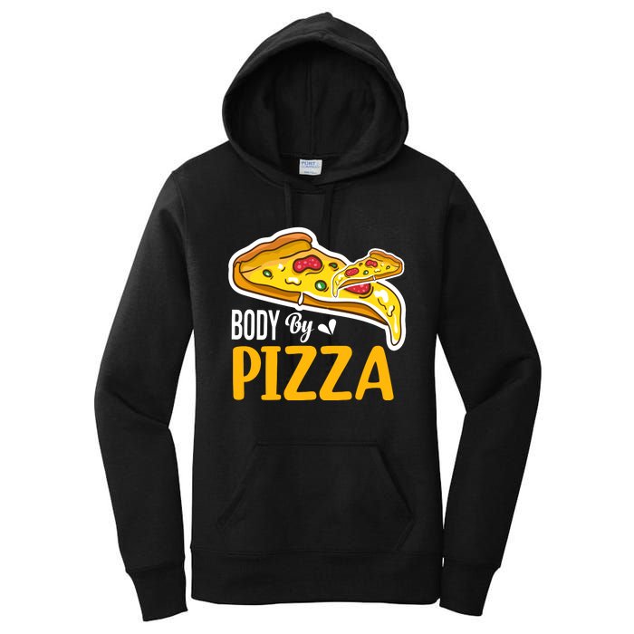 Body By Pizza Graphic Plus Size Shirt For Girl Boy Women's Pullover Hoodie