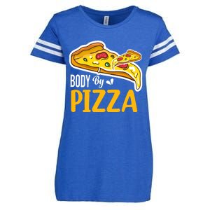 Body By Pizza Graphic Plus Size Shirt For Girl Boy Enza Ladies Jersey Football T-Shirt