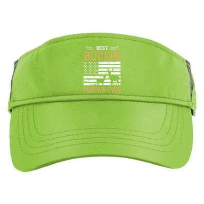 Best Buckin Pawpaw Ever Funny Gift Deer Hunter Cool Hunting Gift Adult Drive Performance Visor