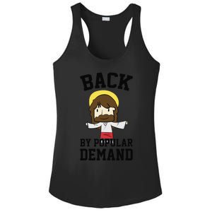 Back By Popular Demand Jesus Joke For Atheist Easter Ladies PosiCharge Competitor Racerback Tank