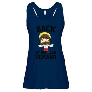 Back By Popular Demand Jesus Joke For Atheist Easter Ladies Essential Flowy Tank