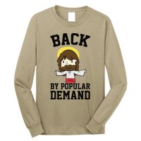 Back By Popular Demand Jesus Joke For Atheist Easter Long Sleeve Shirt