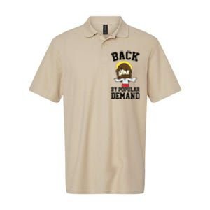 Back By Popular Demand Jesus Joke For Atheist Easter Softstyle Adult Sport Polo