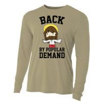 Back By Popular Demand Jesus Joke For Atheist Easter Cooling Performance Long Sleeve Crew