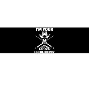 Billiard Billiards Pool IM Your Huckleberry Funny Bumper Sticker