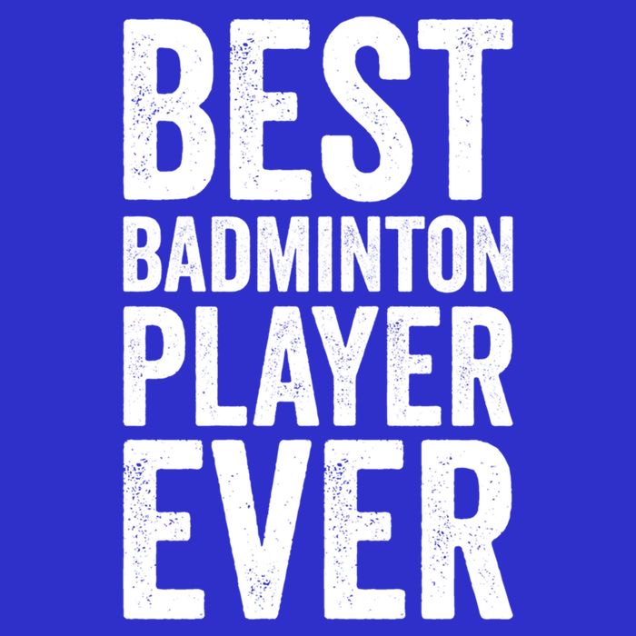 Best Badminton Player Ever Funny Badminton Gift Zip Tote Bag