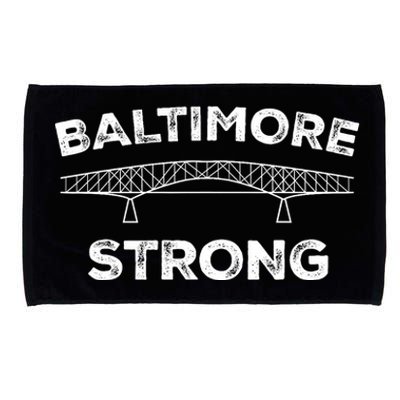 Baltimore Bridge Pray For Baltimore Baltimore Strong Microfiber Hand Towel