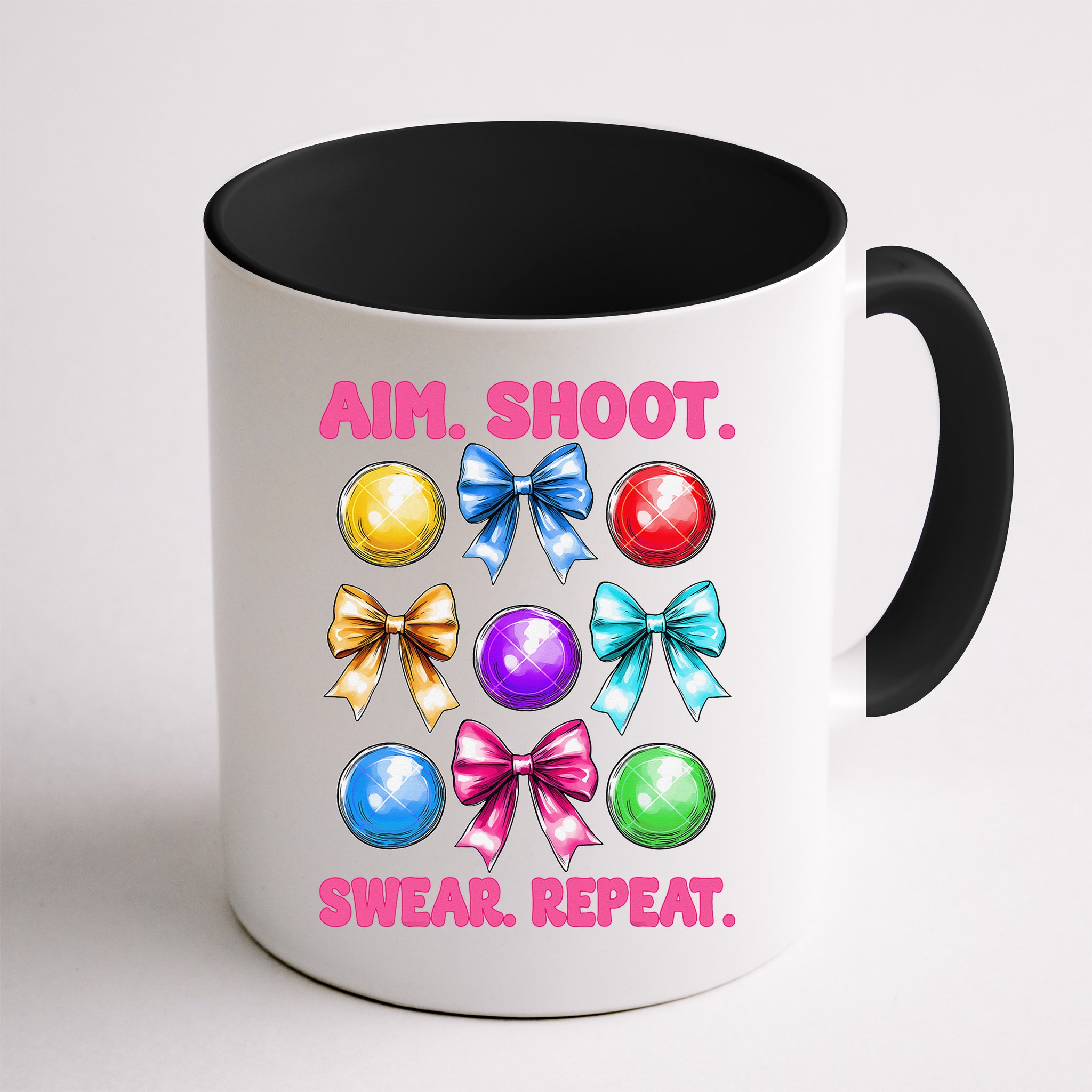 Bocce Ball Player Girl Mom Mothers Day Aim Shoot Swear Mug