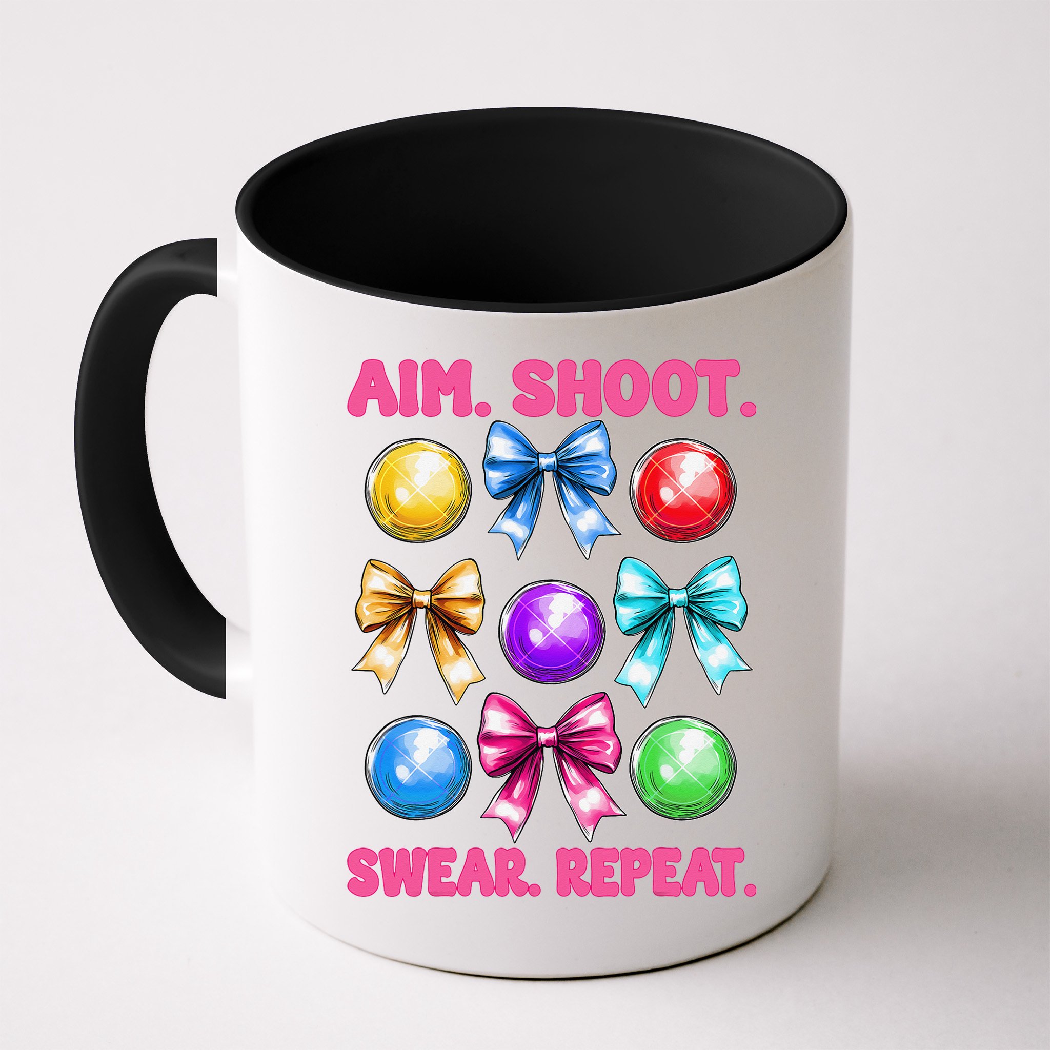 Bocce Ball Player Girl Mom Mothers Day Aim Shoot Swear Mug