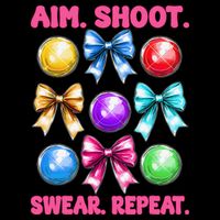 Bocce Ball Player Girl Mom Mothers Day Aim Shoot Swear Womens Tank Top