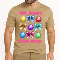 Bocce Ball Player Girl Mom Mothers Day Aim Shoot Swear Cooling Performance Crew T-Shirt