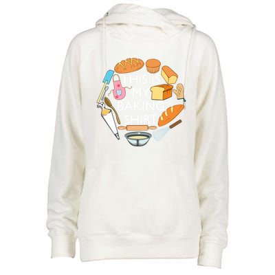 Bread Baking Pastry Funny Chef Cooking Gift Womens Funnel Neck Pullover Hood