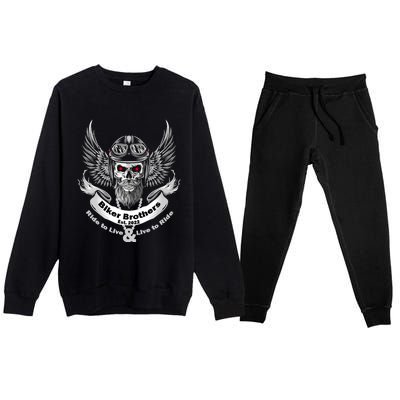 Biker Brothers Premium Premium Crewneck Sweatsuit Set