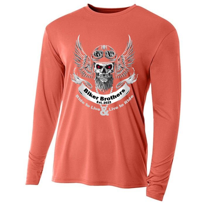 Biker Brothers Premium Cooling Performance Long Sleeve Crew