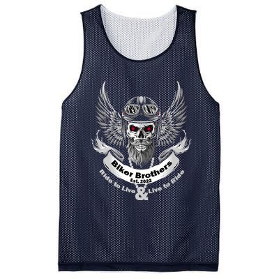 Biker Brothers Premium Mesh Reversible Basketball Jersey Tank