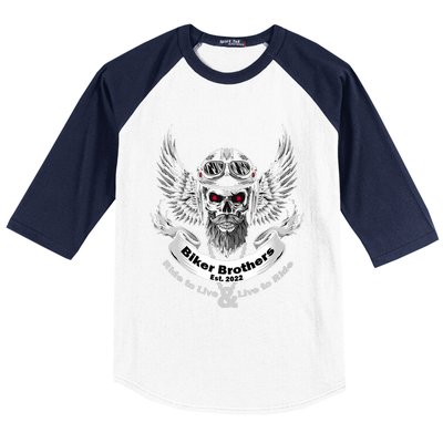 Biker Brothers Premium Baseball Sleeve Shirt