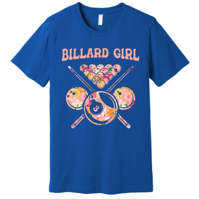 Billiard Billard Player 8ball Pool Snooker Billiards Gift Premium T-Shirt