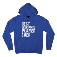 Best Beer Pong Player Ever Retro Vintage Gift Hoodie