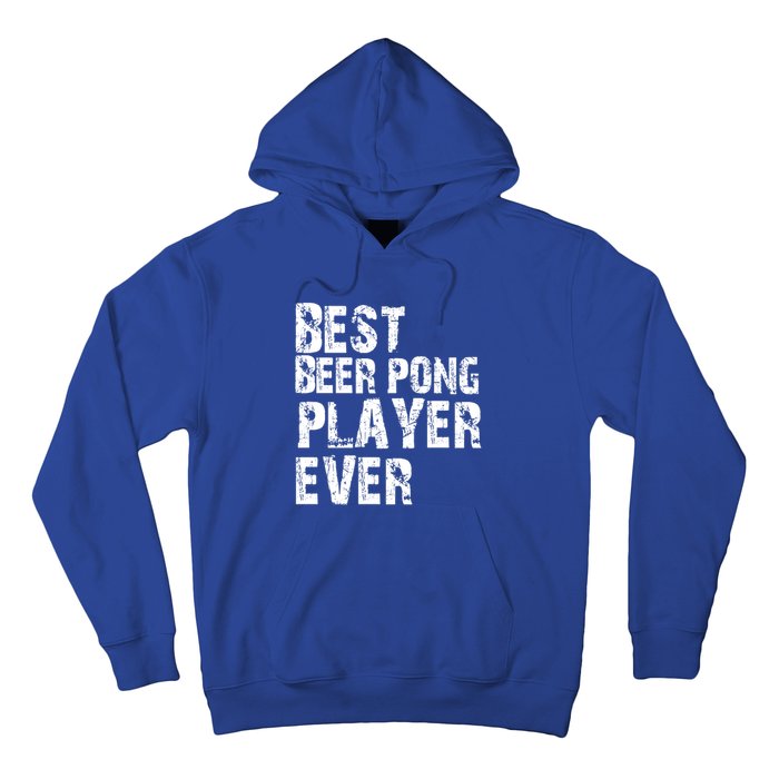 Best Beer Pong Player Ever Retro Vintage Gift Hoodie