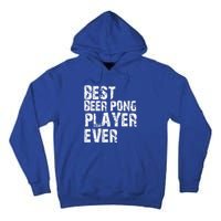 Best Beer Pong Player Ever Retro Vintage Gift Tall Hoodie