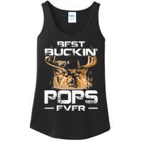 Best Buckin Pops Ever Deer Hunting Bucking Ladies Essential Tank