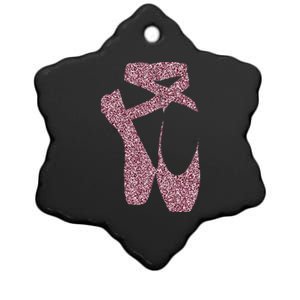 Ballet Ballerina Pointe Shoes Point Ceramic Star Ornament