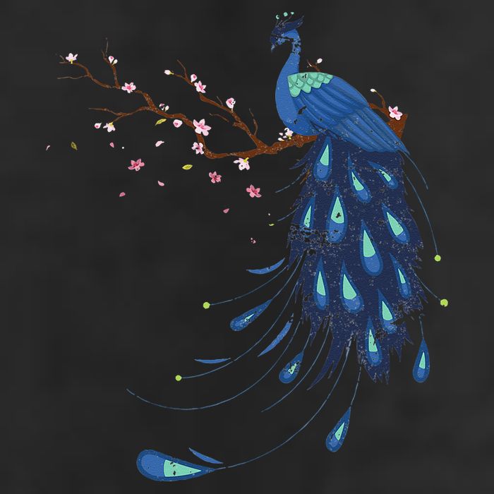 Beautiful Blossom Peacock Adult Drive Performance Visor