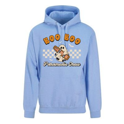 Boo Boo Paramedic Crew Retro Halloween Emt Spooky Ghost Team Great Gift Unisex Surf Hoodie