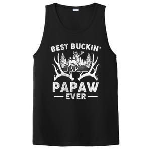 Best Buckin Papaw Ever Deer Hunting Fathers Day Great Gift PosiCharge Competitor Tank