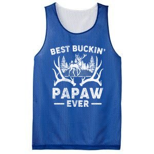 Best Buckin Papaw Ever Deer Hunting Fathers Day Great Gift Mesh Reversible Basketball Jersey Tank