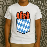 Bavarian Bratwurst Pocket Oktoberfest Costume T-Shirt
