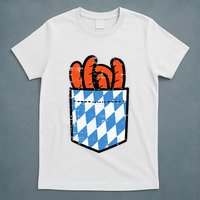 Bavarian Bratwurst Pocket Oktoberfest Costume T-Shirt