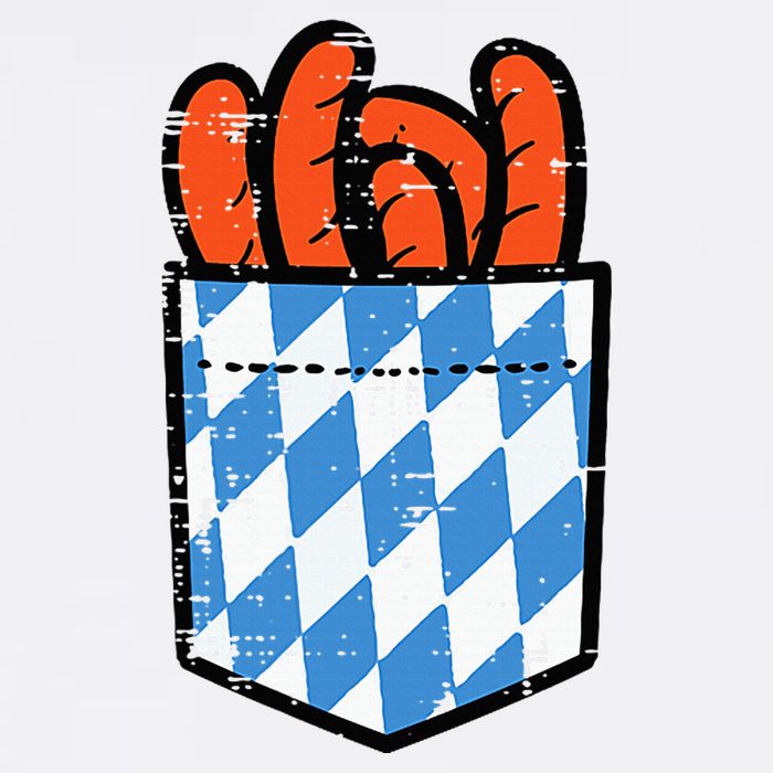 Bavarian Bratwurst Pocket Oktoberfest Costume T-Shirt