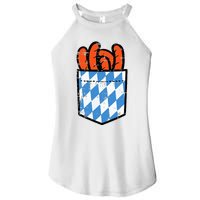 Bavarian Bratwurst Pocket Oktoberfest Costume Women’s Perfect Tri Rocker Tank