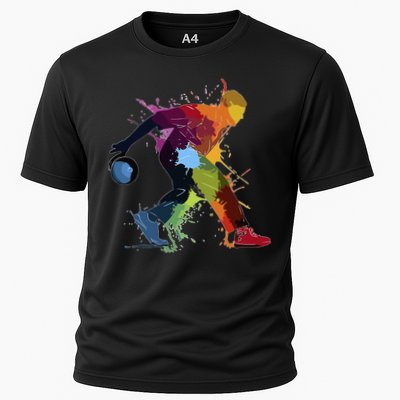 Bowling Bowler paint splash Performance Shirt