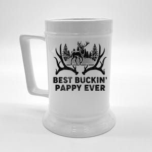 Best Buckin Pappy Ever Deer Hunting Fathers Day Meaningful Gift Beer Stein