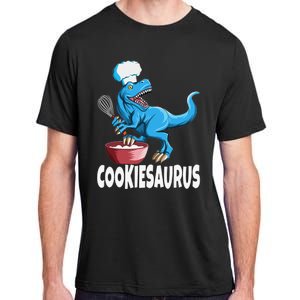 Baker Baker Pastry Chef T Rex Tyrannosaurus Cookiesaurus Adult ChromaSoft Performance T-Shirt