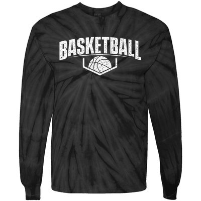 Basketball Ball Player Game Trainer Sports Lover Tie-Dye Long Sleeve Shirt